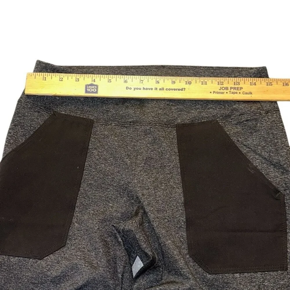 Carhartt FORCE FITTED lightweight UTILITY LEGGING women sz MED 8 gray/ black